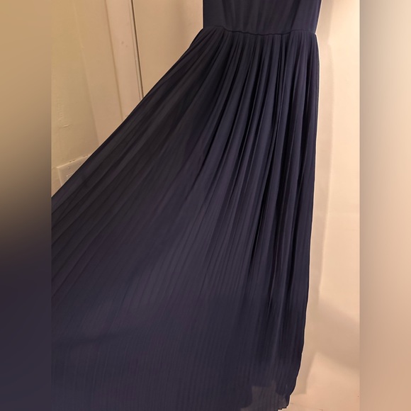 H&M maxi dress navy with lace cover - Picture 2 of 8